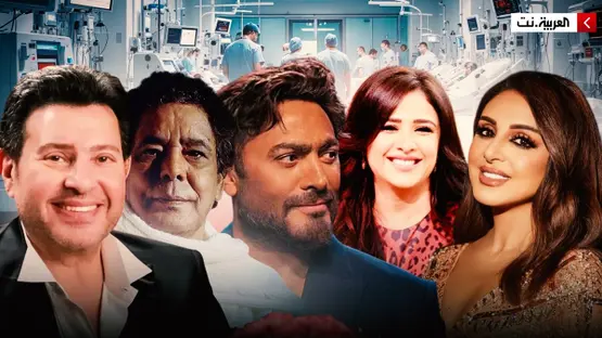 بين جراحات قولون وجلطات دماغية.. “رحلات ألم” طاردت فنانين مصريين