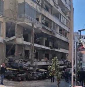 عبود طلب من قيادة شرطة بيروت إخلاء الأبنية التي طالها العدوان