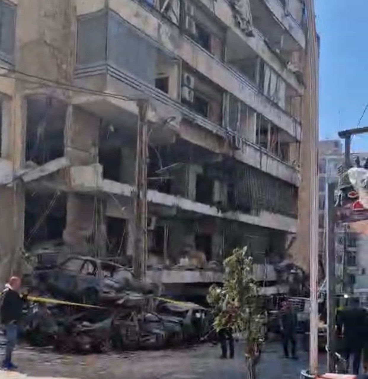 عبود طلب من قيادة شرطة بيروت إخلاء الأبنية التي طالها العدوان